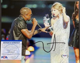 Kanye West Signed Autographed 8 X 10 Photo Psa Cert Rare Rap Donda