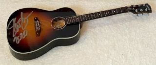 Slash Autograph Signed Axe Heaven Gibson J - 45 November Burst Mini Guitar
