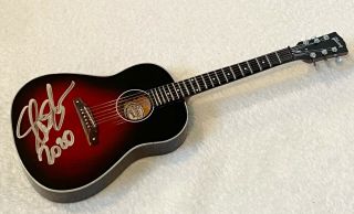 Slash Autograph Signed Axe Heaven Gibson J - 45 Vermillion Burst Mini Guitar