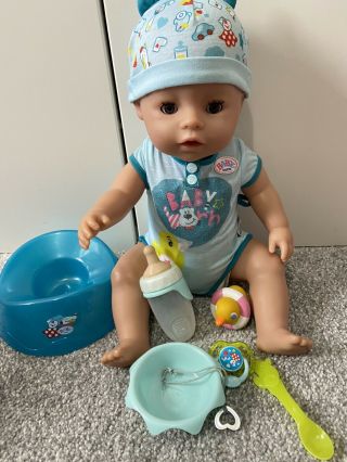 Baby Born Soft Touch Boy 43cm With Accessories Baby,  Boy Doll