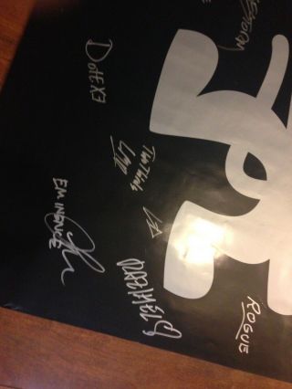 Rare Monstercat 001 Launch Poster Signed By World Tour Team 3