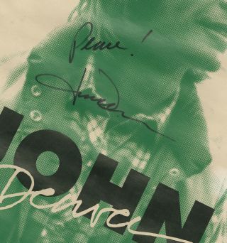 John Denver autographed concert poster 1997 Rocky Mountain High 3