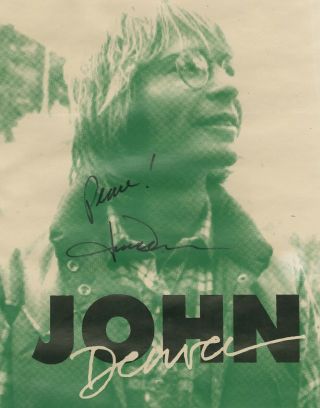 John Denver autographed concert poster 1997 Rocky Mountain High 4
