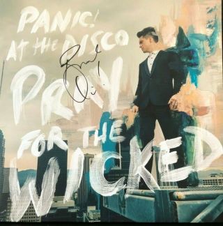 Autographed Panic At The Disco Signed Brendon Urie Vinyl 12 " Lp Jsa Cert