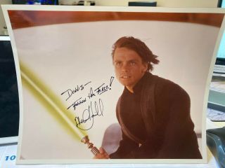 Luke Skywalker Mark Hamill Signed Autographed 8x10 Photo Star Wars