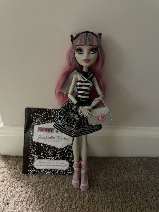 Rochelle Goyle Monster High Doll First Wave X3650 2012 Complete Missing 1 Wing