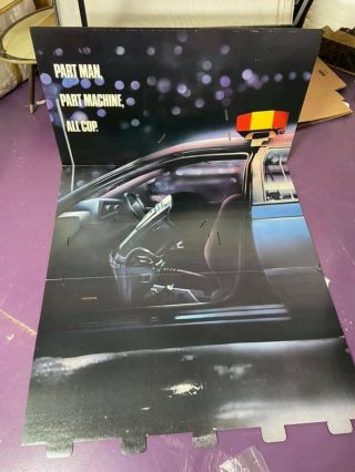 1987 ROBOCOP MOVIE THEATER STAND UP STANDEE POSTER DISPLAY with light 6