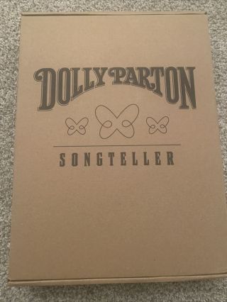 Dolly Parton Signed Book Songteller Deluxe Limited Edition Hardcover In Hand