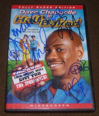 Half Baked Dvd Signed By 8 Dave Chappelle Jim Breuer Harland Williams Snoop Dogg