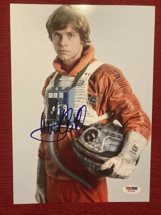 Star Wars Mark Hamill Signed 8x10 Psa/dna Authenticated