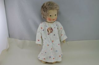 Vintage Kathe Kruse Modell Hanne Kruse 13” Mummelchen Doll