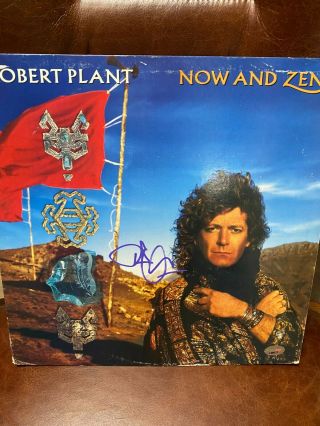 Robert Plant Signed Now And Zen Album Psa Led Zeppelin