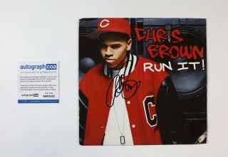 Chris Brown Autographed Signed Lp Album Vinyl Run It Acoa Racc