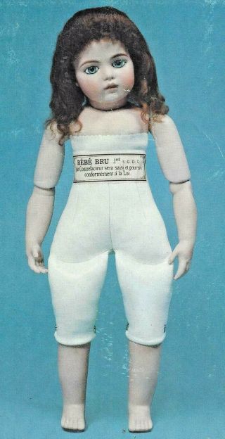 19.  5&24 " &26 " Antique French Bru Doll Cloth/leather Body/labels Pattern