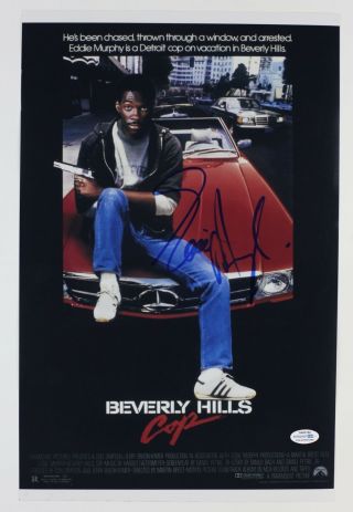 Eddie Murphy Autographed Signed 11x17 Photo Beverly Hills Cop Poster Acoa Racc
