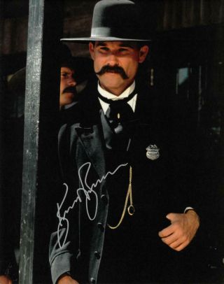 Kurt Russell Signed Tombstone Authentic Autographed 11x14 Photo Beckett Bc72552