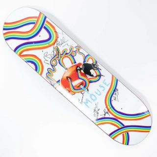 Modest Mouse Rainbow Skateboard Deck Signed By The Members Of Modest Mouse