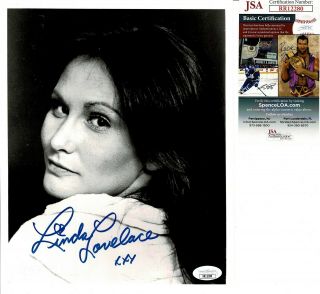 Linda Lovelace Signed 8x10 Photo " Deep Throat " Authentic Jsa