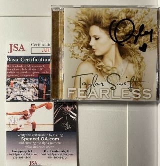 Taylor Swift Fearless Signed Cd Jsa