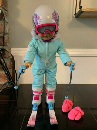 American Girl Ski Gear And Ski Outfit (retired)