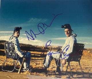Bryan Cranston & Aaron Paul Autographed Signed Breaking Bad 11x14 Photo