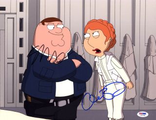 Seth Macfarlane Alex Borstein Signed 11x14 Photo Family Guy Psa/dna Autographed
