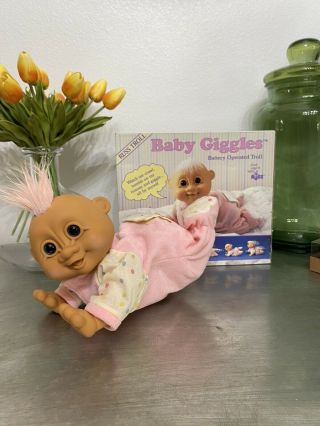 Troll Doll Crawling Baby Giggles Battery Operated Troll Russ