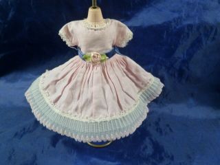 Vintage Ac 8 Betsy Mccall 1958 Playtime Pink Dress Only Plus Netting Petticoat
