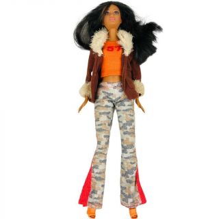 Mattel Barbie Kayla Fashion Fever Doll H0650 Camo Pants Brown Jacket Brunette