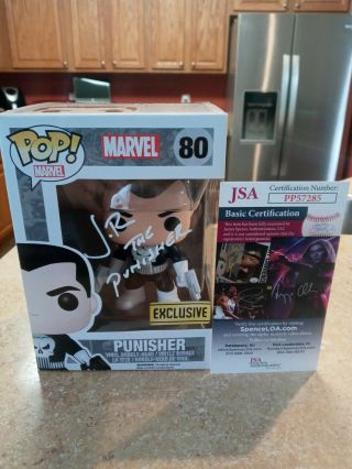 Jon Bernthal The Punisher Signed Punisher Funko Pop Jsa Pp57285