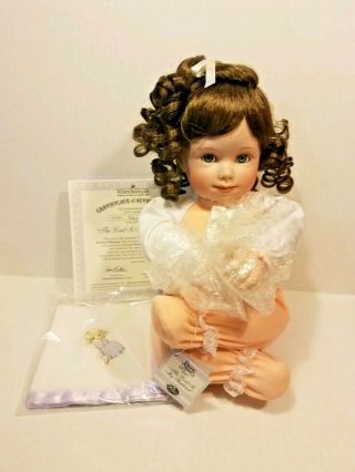 Ashton Drake “the Lord Is My Shepherd” Precious Moments Porcelain Baby Doll