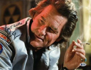 Kurt Russell Signed Authentic Autograph Grindhouse 11x14 Photo Beckett Bas 2