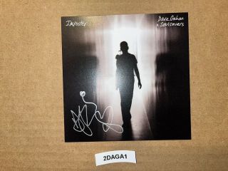 Depeche Mode Dave Gahan Signed Autographed Soulsavers Imposter Art Card Songs of 4