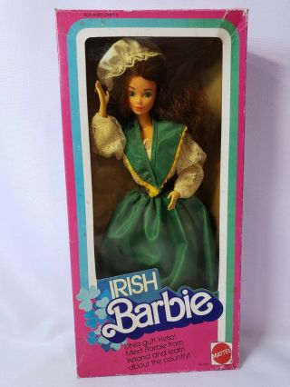 Irish Barbie Dotw Dolls Of The World 1983 Mattel 7517