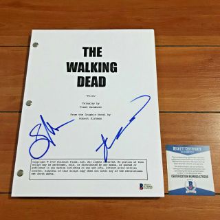 Robert Kirkman & Greg Nicotero Signed The Walking Dead Pilot Script Beckett