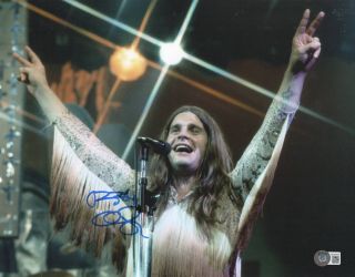 Black Sabbath Ozzy Osbourne Signed Auto 11x14 Photo 