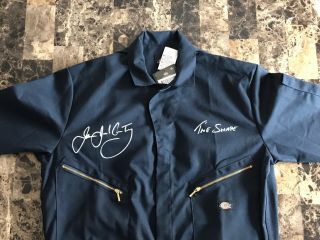 James Jude Courtney Signed Michael Myers Prop Coveralls Halloween Kills 2018