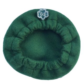 Vintage Terri Lee Doll Green Felt Girl Scout Patch Hat Beret -