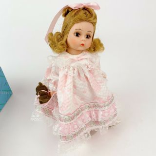 Vintage Madame Alexander Wendy Peter Pan Teddy Bear 466 Storyland Series 8 " Doll