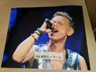 Martin Gore Signed Depeche Mode Autograph Proof B