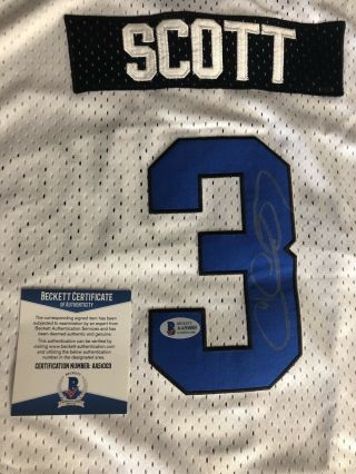1 Chad Michael Murray Signed One Tree Hill Ravens Le Lucas Scott Jersey Bas