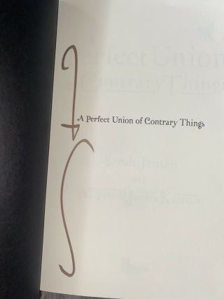 Maynard James Keenan SIGNED BOOK A Perfect Union of Contrary Things TOOL BAND 2