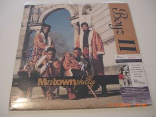 Boyz Ii Men Group Motown Philly,  R&b Legends Jsa/coa Signed Lp Record Album