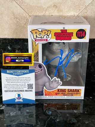 Steve Agee Signed The Suicide Squad Funko Pop Beckett Bas Bb22965