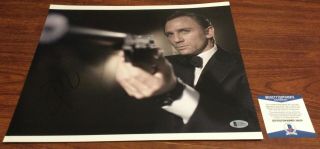 Daniel Craig Signed Casino Royale James Bond 007 11x14 Photo D Beckett Bas
