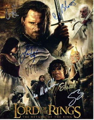 Lord Of The Rings Cast Tyler Wood,  7 Autographed 11x14 Signed Photo