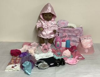 Baby Born Interactive Doll Bundle & Clothes & Accessories