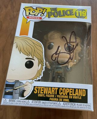 Stewart Copeland Signed Pop Funko The Police