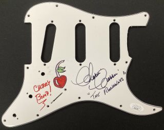 Cherie Currie Signed Guitar Pickguard The Runaways Lead Singer Cherry Auto Jsa