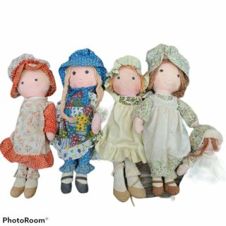 Knickerbocker Holly Hobbie Doll And Friends Carrie Heather Amy Fabric Doll Read